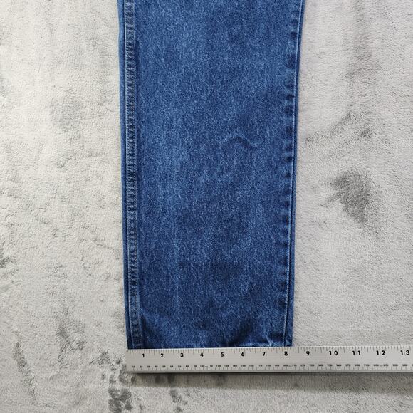 Rustler Jeans Mens 40X32 Blue Regular Fit Straight Leg Heavy Weight 87621PW - Picture 8 of 9